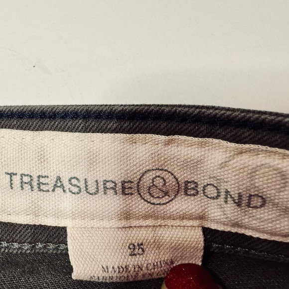 Treasure & Bond Low-Waisted Jeans in Earth (Olive Green/Brown) SZ 25 - EUC - Picture 10 of 16